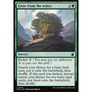 Magic löskort: Magic: The Gathering Foundations: Grow from the Ashes