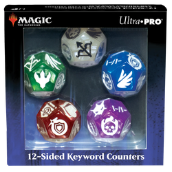 Ultra Pro Deluxe 22mm Keyword Dice for Magic the Gathering (5)