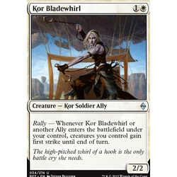 Magic löskort: Battle for Zendikar: Kor Bladewhirl