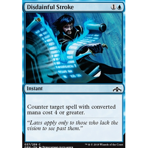 Magic löskort: Guilds of Ravnica: Disdainful Stroke