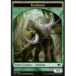 Magic löskort: Modern Horizons: Elephant Token (Foil)