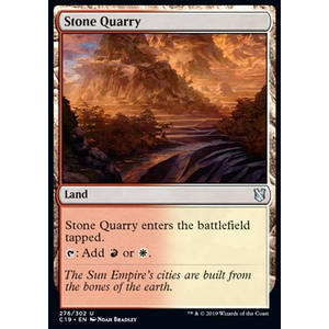 Magic löskort: Commander 2019: Stone Quarry