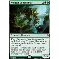 Magic löskort: Zendikar vs Eldrazi: Avenger of Zendikar (foil)