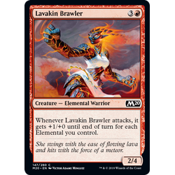 Magic löskort: Core Set 2020: Lavakin Brawler