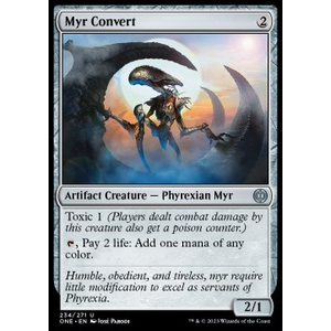Magic löskort: Phyrexia: All Will Be One: Myr Convert