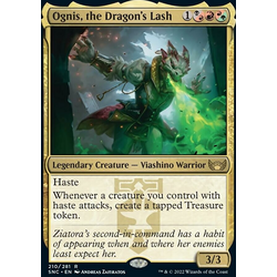 Magic löskort: Streets Of New Capenna: Ognis, the Dragon's Lash (Foil)