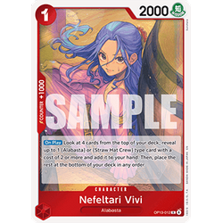One Piece Löskort: Carrying on his Will: Nefeltari Vivi (OP13-012)