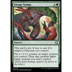 Magic löskort: The Lost Caverns of Ixalan: Savage Stomp