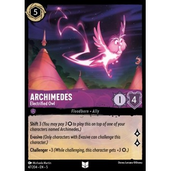 Lorcana Löskort: Shimmering Skies: Archimedes - Electrified Owl