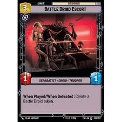 Star Wars: Unlimited Löskort: Twilight of the Republic: Battle Droid Escort