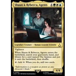 Magic löskort: Assassin's Creed: Shaun & Rebecca, Agents (Foil)