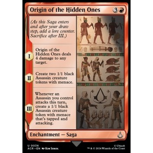 Magic löskort: Assassin's Creed: Origin of the Hidden Ones