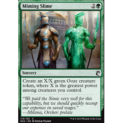 Magic löskort: Ravnica Allegiance Guild Kits: Miming Slime
