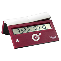 DGT Easy Timer Chess Clock Crimson Cruz (schackklocka)