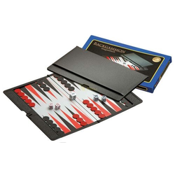 Travel backgammon, magnetic