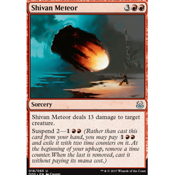 Magic löskort: Duel Decks: Mind vs Might: Shivan Meteor