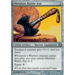 Magic Löskort: Morningtide: Obsidian Battle-Axe