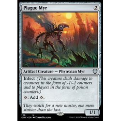 Magic löskort: Commander: Phyrexia: All Will Be One: Plague Myr