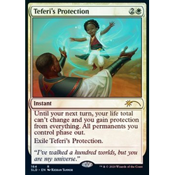 Magic löskort: Secret Lair Drops Series: Teferi's Protection (Foil)