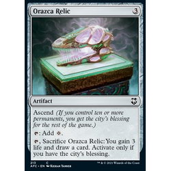 Magic löskort: Commander: Adventures in the Forgotten Realms: Orazca Relic