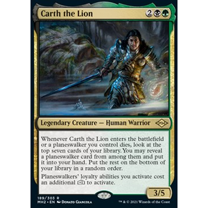 Magic löskort: Modern Horizons 2: Carth the Lion