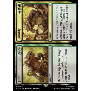 Magic löskort: Universes Beyond: Fallout: Find // Finality