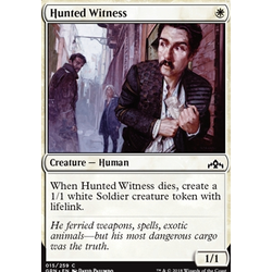 Magic löskort: Guilds of Ravnica: Hunted Witness