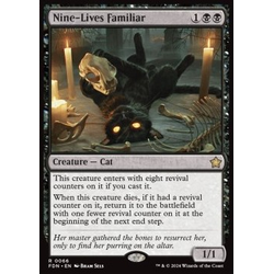 Magic löskort: Magic: The Gathering Foundations: Nine-Lives Familiar