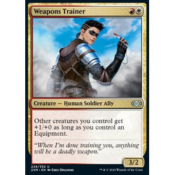 Magic löskort: Double Masters: Weapons Trainer