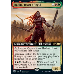 Magic löskort: Core Set 2021: Radha, Heart of Keld (alternative art)