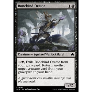 Magic löskort: Bloomburrow: Bonebind Orator