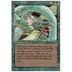 Magic löskort: Revised: Craw Wurm