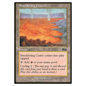 Magic löskort: Urza's Saga: Smoldering Crater
