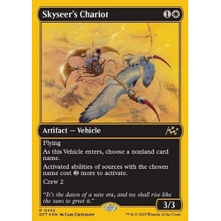 Magic löskort: Magic: Aetherdrift: Skyseer's Chariot (alternative art) (Foil)