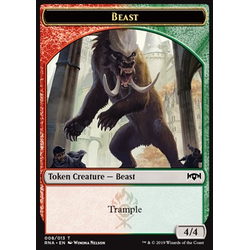 Magic löskort: Ravnica Allegiance: Beast Token