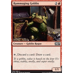 Magic löskort: M15: Rummaging Goblin