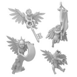 Cherubs 40k - Angel Cherubs - 3D printed
