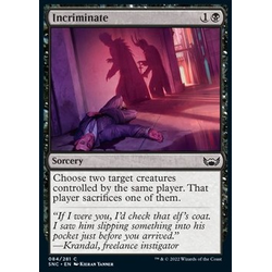 Magic löskort: Streets Of New Capenna: Incriminate