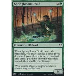 Magic löskort: Zendikar Rising Commander Decks: Springbloom Druid