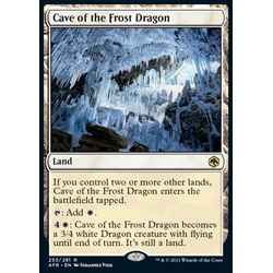 Magic löskort: Adventures in the Forgotten Realms: Cave of the Frost Dragon (Foil)
