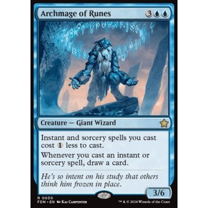 Magic löskort: Magic: The Gathering Foundations: Archmage of Runes