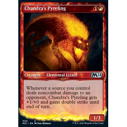 Magic löskort: Core Set 2021: Chandra's Pyreling (alternative art) (Foil)