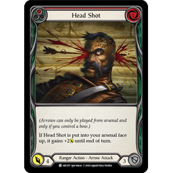FaB Löskort: Arcane Rising Unlimited: Head Shot (Red)