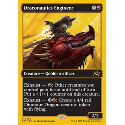 Magic löskort: Magic: Aetherdrift: Draconautics Engineer (alternative art) (Foil)