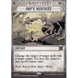Magic löskort: Breaking News: Imp's Mischief