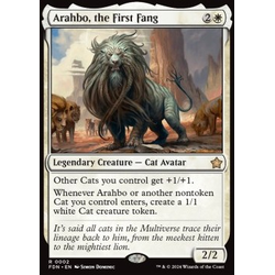 Magic löskort: Magic: The Gathering Foundations: Arahbo, the First Fang