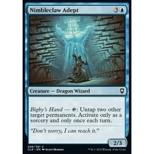 Magic löskort: Commander Legends: Battle for Baldur's Gate: Nimbleclaw Adept