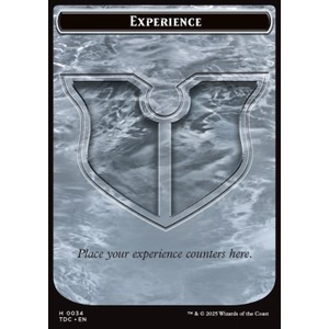 Magic löskort: Tarkir: Dragonstorm: Experience Token // Treasure Token