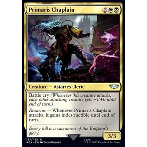 Magic löskort: Universes Beyond: Warhammer 40,000: Primaris Chaplain