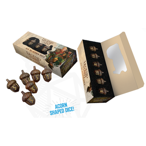 Legend in the Mist RPG: Resin Acorn Dice Set (6D6)
